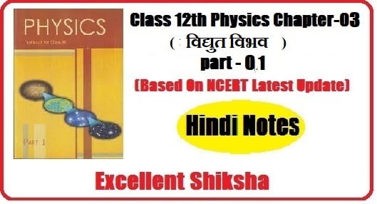 Class 12th Physics विद्युत विभव 