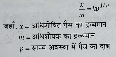 फ्रेंडलिक अधिशोषण समतापी