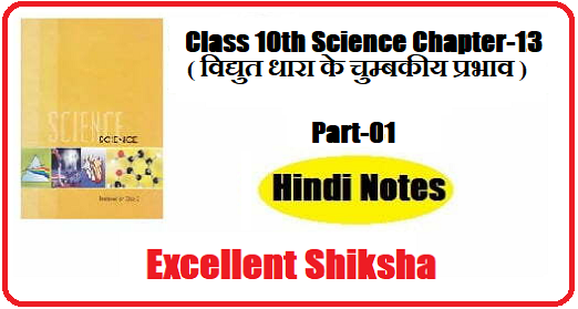 Class 10th Science Chapter-13 विद्युत धारा के चुम्बकीय प्रभाव part – 01